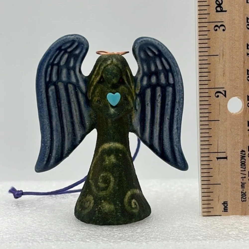 Raku Angel Art Pottery